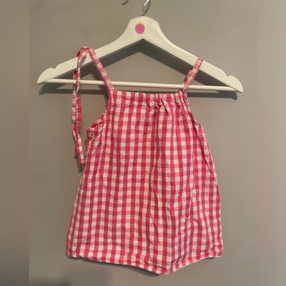 RuffleButts Gingham‎ tank tank size 7